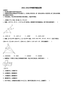 2022年浙江省义乌地区重点达标名校中考数学考试模拟冲刺卷含解析