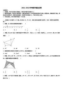 2022年浙江省瑞安市六校联盟中考数学模拟预测题含解析