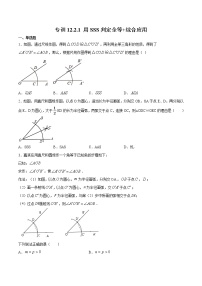 初中数学12.2 三角形全等的判定精品课后作业题