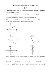 河南省安阳市安阳县2021-2022学年八年级下学期期末数学试题(word版含答案)