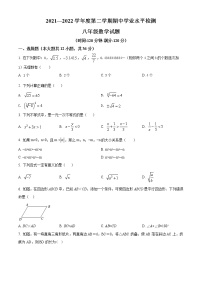 山东省聊城市莘县2021-2022学年八年级下学期期中考试数学试题(word版含答案)