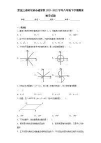 黑龙江省哈尔滨市道里区2021-2022学年八年级下学期期末数学试题(word版含答案)