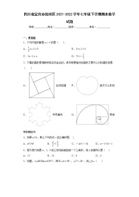 四川省宜宾市叙州区2021-2022学年七年级下学期期末数学试题(word版含答案)