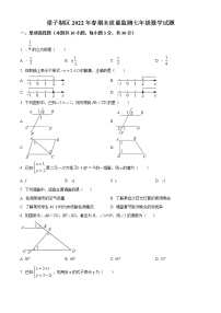 湖北省鄂州市梁子湖区2021-2022学年七年级下学期期末数学试题(word版含答案)