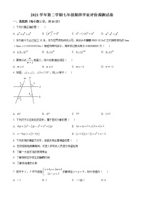 浙江省绍兴市柯桥区2021-2022学年七年级下学期期末数学试题(word版含答案)