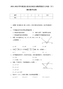 2021-2022学年黑龙江省齐齐哈尔市梅里斯区七年级（下）期末数学试卷（Word解析版）