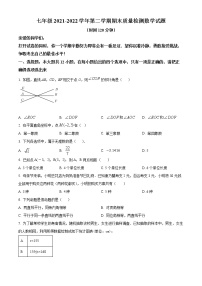 山东省德州市乐陵市2021-2022学年七年级下学期期末数学试题