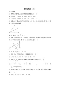 八下期中测试2(北师版数学八年级下册试卷(含答案)