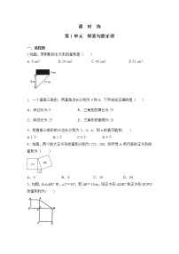 初中数学北师大版八年级上册1 探索勾股定理课时作业