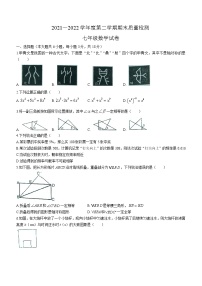 江西省吉安市泰和县2021-2022学年七年级下学期期末数学试题(word版含答案)