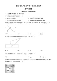 湖北省恩施土家族苗族自治州来凤县2021-2022学年七年级下学期期末数学试题(word版含答案)