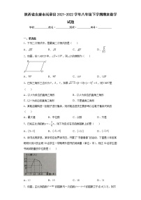 陕西省安康市岚皋县2021-2022学年八年级下学期期末数学试题(word版含答案)