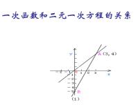 初中数学冀教版八年级下册第二十一章   一次函数21.5 一次函数与二元一次方程的关系教课内容ppt课件