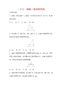 初中7 相似三角形的性质课时练习