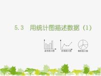 2021学年5.3  用统计图描述数据教学ppt课件