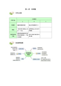 初中人教版第一章 有理数综合与测试学案及答案