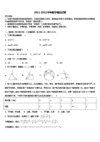 北京市朝阳区2022年中考数学最后一模试卷含解析