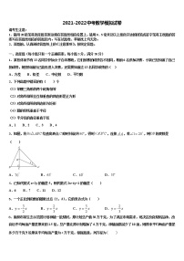 北京中学国人民大附属中学2021-2022学年中考试题猜想数学试卷含解析