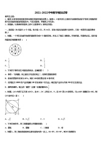 滨州市重点中学2021-2022学年中考数学模拟试题含解析