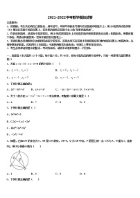 北师大2022年中考数学考试模拟冲刺卷含解析