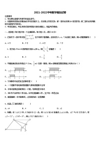 福建厦门华侨中学2021-2022学年中考五模数学试题含解析