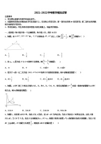 福建省建宁县重点名校2021-2022学年初中数学毕业考试模拟冲刺卷含解析