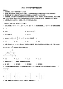 东省济宁市金乡县市级名校2021-2022学年中考联考数学试题含解析