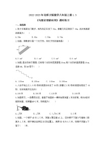 北师大版第一章 勾股定理3 勾股定理的应用精品测试题