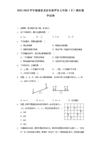 2021-2022学年福建省龙岩市新罗区七年级（下）期末数学试卷-（含解析）