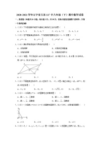 2020-2021学年辽宁省大连117中八年级（下）期中数学试卷(含答案)