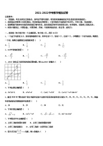 广东省广州市越秀区广东实验中学2021-2022学年中考数学仿真试卷含解析