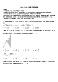 广东省河源市名校2021-2022学年中考数学仿真试卷含解析