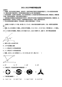 甘肃省张掖市甘州区达标名校2021-2022学年中考数学全真模拟试题含解析