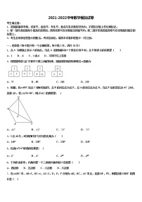 甘肃省重点名校2021-2022学年初中数学毕业考试模拟冲刺卷含解析