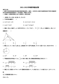 广西南宁市第十八中学2022年中考数学押题卷含解析