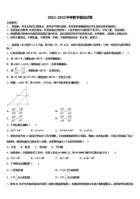 广西壮族自治区湾县市级名校2021-2022学年中考押题数学预测卷含解析