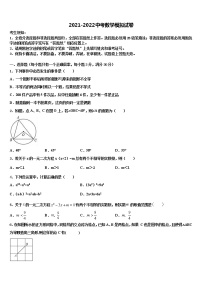 广西壮族自治区河池市南丹县2022年中考适应性考试数学试题含解析