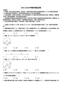 广西壮族自治区崇左市宁明县市级名校2022年中考数学模拟精编试卷含解析