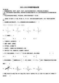 广西北海市合浦县2022年中考数学押题卷含解析