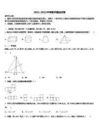 广东省肇庆第四中学2021-2022学年中考数学押题试卷含解析