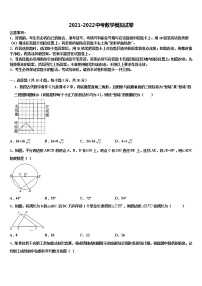 广东省深圳市龙岗区龙城初级中学2022年毕业升学考试模拟卷数学卷含解析