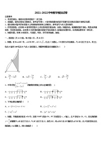 广东省吴川一中学实验校2021-2022学年中考数学最后冲刺模拟试卷含解析