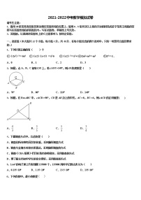 广东省汕头市潮阳区铜盂镇市级名校2022年中考一模数学试题含解析