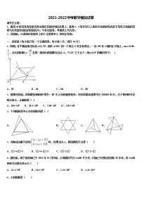 广东省黄埔区广附2021-2022学年中考数学仿真试卷含解析