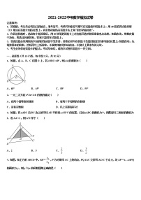 广东省深圳实验学校2021-2022学年中考数学模拟预测试卷含解析