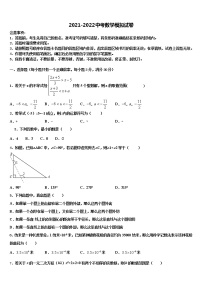 广东省广州市海鸥学校2021-2022学年中考数学模拟预测题含解析