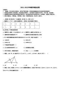 甘肃省会宁县2022年中考数学最后一模试卷含解析