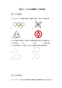 专题23.2 中心对称图形(专项训练)-2022-2023学年九年级数学上册《 考点解读•专题训练》(人教版)