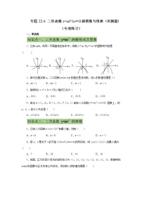 专题22.6 二次函数y=ax²(a≠0)的图象与性质（提高篇）（专项练习）-2022-2023学年九年级数学上册基础知识专项讲练（人教版）