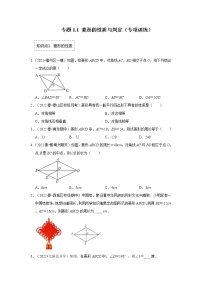 专题1.1 菱形的性质与判定（专项训练）-2022-2023学年九年级数学上册《 考点解读•专题训练》（北师大版）